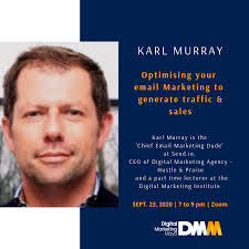 🌟 🌟 🌟 MEET THE SPEAKERS 🌟 🌟 🌟 Our third and final speaker for  tomorrow's DMM event, 'eCommerce, Traffic & Sales', is Karl Murray. Karl  will be discussing how to optimize