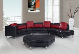 Happily, black sofas perform as adaptable neutrals that amiably partner with a wide array of colors and patterns and work. 25 Contemporary Curved And Round Sectional Sofas Living Room Leather Luxury Furniture Living Room Red Leather Sofa