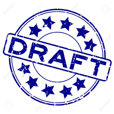 Almost half of the 2017 ohio state draft class went in the first round and all, but one player went in the first three rounds with only noah brown going in the 7th round. Grunge Blue Draft With Star Icon Round Rubber Seal Stamp On White Royalty Free Cliparts Vectors And Stock Illustration Image 114877697