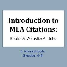 A references list is a formatted list of all sources you cited within your paper. Mla Website Citation Worksheets Teaching Resources Tpt