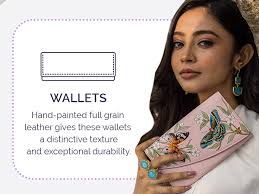 Amazon.com: Anuschka Women's Hand-Painted Genuine Leather RFID Blocking  Accordion Flap Wallet
