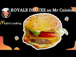 Burger Royale Deluxe Au Monsieur Cuisine Connect Youtube
