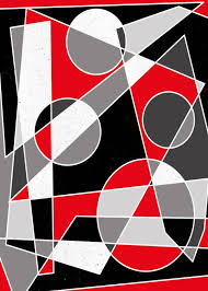 Abstract Art Shapes Black And White Abstract 101 Poster Print By Rockett Graphics Displate In 2020 Geometric Shapes Art Abstract Modern Art Paintings Abstract