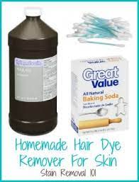 It will help lighten and remove the dye without bleaching your hair. Tips For Removing Hair Dye From Skin Homemade Hair Products Homemade Hair Dye Hair Dye Removal
