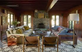 Decorating ideas for knotty pine living room with red and. The Wood Style We Didn T See Coming Chunky Knotty Pine Furniture Is Back Or Is It Emily Henderson