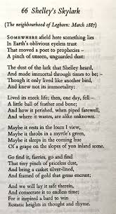 Thomas Hardy Shelley S Skylark Beautiful Poetry Poems Great Poems