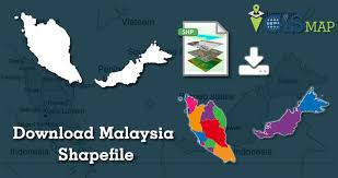 Pastinya di dalam peta malaysia ini kamu akan melihat bahwa negara malaysia telah terbagi menjadi dua bagian. Download Malaysia Shapefile Area Map Free Country Boundary State Polygon