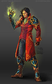 Steampunk Mage Concept Art Characters Fantasy Wizard Mage