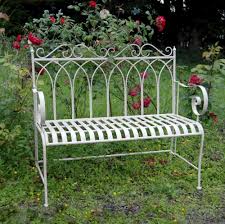 Top selected products and reviews. Metal Shabby Chic Bench Cream Or Green Savvysurf Co Uk