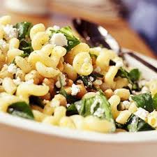Cavatappi With Spinach Garbanzo Beans Feta Recipe Recipe Feta Recipes Feta Garbanzo Beans