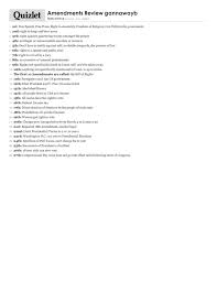 Maybe you would like to learn more about one of these? Print Amendments Review Gannawayb Quizlet