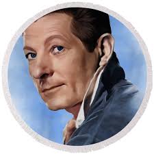 Danny Kaye illustration -b1 Wood Print by Retro Movie Posters