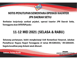 Jawatan kosong terkini di jabatan pendaftaran negara jpn min spm tetap berpencen jobcari com jawatan kosong terkini. Jpn Terengganu Jpnmkterengganu Twitter