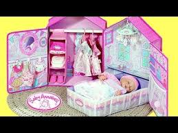 Baby Annabell Bedroom My Baby Annabell Doll Sleeps In Her New Bed Youtube Baby Doll Strollers Baby Doll Bed Baby Dolls