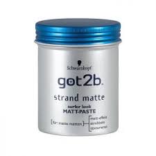 Surfer look matte paste für matte stile. Got2b Strand Matte Surfer Look Matt Paste 100ml