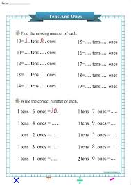 Free pdf math worksheets from k5 learning's online reading and math program. Tens And Ones Worksheet Free Math Worksheets