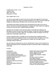 The medical financial assistance (mfa) program forms an important part of the . Patient Groups Health Care Reform Letter Jdrf