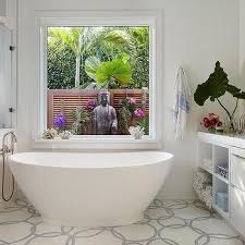 Connect with nature in your zen bathroom; Zen Bathroom Design Ideas