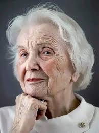 This 92-year-old, petite, well-poised and proud lady, who is fully dressed  each morning by eight o'clock, with her hair fashionably coiffed and makeup  perfectly applied, even though she is legally blind, moved