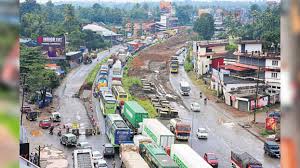 road not built; underpass construction ...