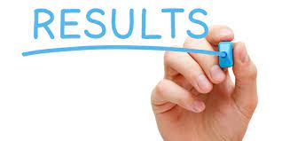 Result (singular) is more abstract, referring either to: Aifd Wat Result 2021 Check Merit List Score Card Here