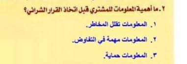 ما اهمية المعلومات للمشتري قبل اتخاذ القرار الشرائي حلولي كم