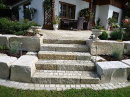 Simple exterior staircase made of wood and gravel gardening tips. Treppen Und Wege Bruckmeier Garten Und Landschaftsbau