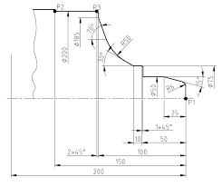 Fanuc Cnc Direct Programming Of Profile Angles And Round