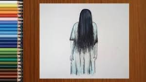 Scary Drawings How To Draw A Ghost Girl Scary Step By Step Halloween Drawings Youtube If yes, then now it's your time to make ghosts afraid of you by your drawings. scary drawings how to draw a ghost girl scary step by step halloween drawings