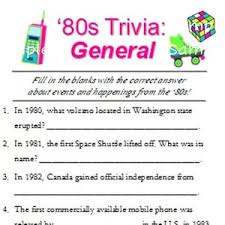 Whether you're getting ready to take part in a trivia night or setting up a contest of your own, these 80's trivia questions and answers will give you a competitive edge. 80 S Trivia Quiz Game Etsy