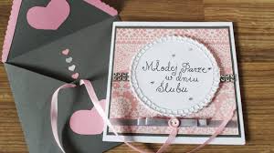 To make the message seem really personal, address them by name or incorporate their names somewhere in your card. Wedding Card Idea Easy Handmade Greeting Card Diy Kartka Slubna 175 Youtube