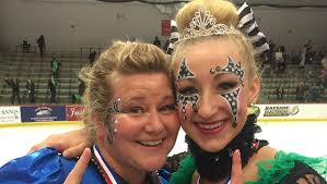 Mom, daughter take to ice in international competition