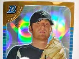 2005 Bowman Chrome First Year Gold Refractor #210 Thomas Oldham RC 25/50