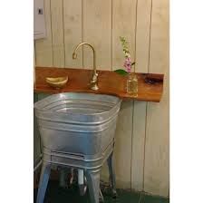 antique brass copper wash tub sinks