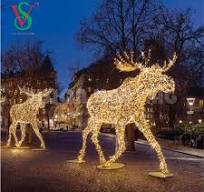 Vision Lighting LED 3D Deer Motif Light for Christmas and Holidays