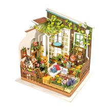 Doll house diy kit cathy's flowers greenhouse by rolife. Diy Miniature Greenhouse Kit 11 Reviews 4 72727 Stars Acorn Xc3986