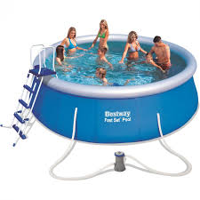 Piscine Autoportee Ronde Bestway Fast Set 4 57 X 1 22