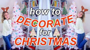 This morning i shared one of my favorite holiday books by mary carol garrity looking through that book again put me in the mood to do a little christmas decorating. How To Decorate Your Room For Christmas Cheap Easy Youtube