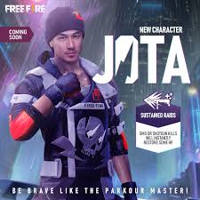 Here the user, along with other real gamers, will land on a desert island from the sky on parachutes and try to stay alive. New Character Coming Soon Jota Garena Free Fire Facebook