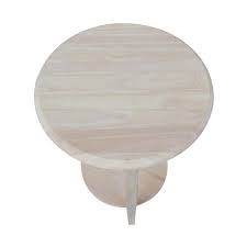 Find the perfect home furnishings at hayneedle, where you can buy online while you explore our room designs and curated looks for tips, ideas & inspiration to help you along the way. Cambria Round End Table Unfinished