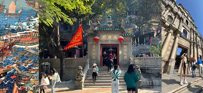 Macau historic walks through heritage sites