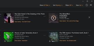 Type audible into the search bar, then select audiobooks from audible. How To Download Audible Books