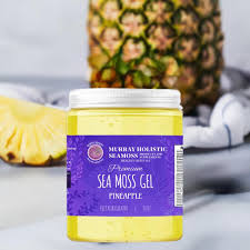 Organic Pineapple Sea Moss Gel Tropical Superfood Delicious Nutrient Boost  8oz 16oz
