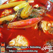 Asam Pedas Ayam Belimbing Cooking Pedas Food