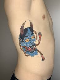 Best Black And Grey Tattoo Artists In Michigan Hannya Mask Tattoo By Joey G Eternal Tattos Livonia Mi Tattoos Hannya Mask Tattoo Japanese Tattoo