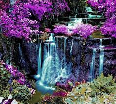 Beautiful Waterfall Waterfall Landscape Waterfall Colorful Backgrounds