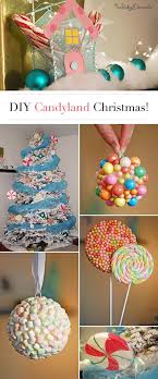 Fill bottom of cane with rocks or sand to give it some weight for stability. Homemade Candyland Decorations Diy Novocom Top
