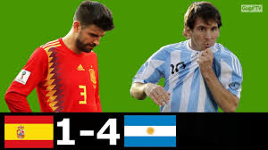 Argentina vs spain olympic football 2021 live stream, score & result. Argentina Vs Spain 4 1 When Messi Destroyed World Champions 2010 Friendly Youtube