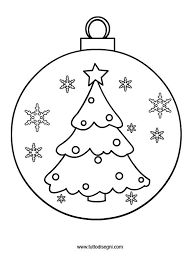 Pallina Albero Natale2 Colori Di Natale Pagine Da Colorare Di Natale Ricami Natalizi