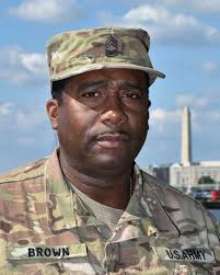 Army Master Sergeant Brown supports presidential inauguration